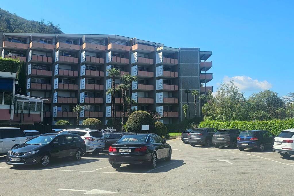 Idyllische Ferienwohnung In Bissone Zewnętrze zdjęcie